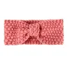 Baby Headbands Bohemia Stickat hårband Mjuka virkade Headwrraps Candy Color Spädbarn Öronvärmare Tjejer Huvudbonad 12 färger Valfritt