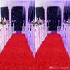 Оптовая 30м / серия Wedding Aisle Runner White Rose Flower Petal Ковер для свадьбы Centerpieces сувениры украшения Supplies