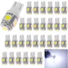 Super Bright White T10 194 168 2825 W5W 5050 5-SMD LED Bulb Bil Inredning Dome Trunk Dashboard Bulb License Platelight 12V 6000KFree frakt