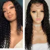 360 Lace Frontal Wig Pre Plocked 10-24Inch Brasilianska Virgin Hair Water Curly Human Haus Lace Paryker med Baby Hår för svarta Kvinnor 130%