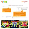 Yard Bouncheland Bouncheland Bouncy Castle House Castelo Inflável com Slide for Kids