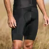 PRO BLACK CYCKING BIB SHORTS Högkvalitativ med gelkuddcykling Shorts Män