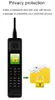 Rugged Classical Retro Mobile Phone KR999 Big battery 4500mAh Powe bank telephone vibration Flashlight FM radio ancient Dual Sim Cellphone