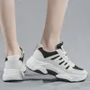 Papa chaussure femme 2019 automne fond épais marée Ventilation baskets Joker loisirs petit blanc chaussures pour femmes