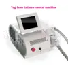 Nuovo Q Switch Nd Yag Laser Tattoo Removal Age Spot Freckle Ridurre la cura della pelle Salon Beauty Machine RED Target Light