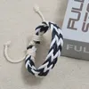 Simple Handmade Braided Rope Colorful Charm Bracelets For Men Women Lovers Couple Fashion Party Club Jewelry