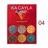 6 kleuren oogschaduwpalet glanzende diamant oogschaduw poeder glitter make-up palet ogen make-up ogen cosmetica4270147