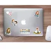 50st / set Classic American Drama Grey's Anatomy Sticker för bagage resväska Laptop Car Phone PVC Läkare Klistermärke Present