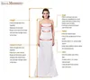 Robe à balles personnalisée robes de mariée courtes nouvelles viennent en organza cristal appliques à la main pure à la mode à la mode