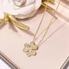 Fashion Jewelry Whole Exquisite rose gold silver Copper Micro Pave Full Diamond sane hua Necklace for woman1992