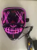 Halloween Mask With LED Lights Gadgets Fluorescent Light Fancy Masks 10 Colors Cosplay Custom Party Dress Glow In Dark