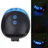 2 Laser + 5 LED Ciclismo da bicicleta Taillight segurança Aviso Lâmpada Luz intermitente Alarme selim Cuidado Alerta Ray Flicker