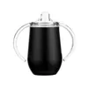 Tasse gootage 10oz bouteille d'eau gobelet en acier inoxydable avec poignée vide isolée fuite de voyage tasse de voyage pour bébé biberon shippin7006403