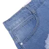 Donne estive sexy streetwear vita alta gonna corta in denim femminile scava fuori nappa aderente split cowgirl mini gonne blue jeans C19041601