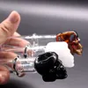 4.5 Inches Skull Great Pyrex Glass Burner Water Smoking Pipes Thick high quality Color For Oil Rigs