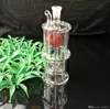 Maple Leaf Red Water Bottle Glass Bongs Akcesoria, szklane rurki do palenia Kolorowe mini wielokolorowe rury ręczne najlepsze łyżki szklane rury