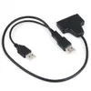 100PCS USB till SATA Adapter Kabel USB 2.0 till 2,5 tums hårddisk Hårddisk för skrivbordet Laptop PC HDD