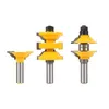 Freeshipping 3 Pc 1/2In Shank Entry And Interior Door Ogee Matched R&S Router Bit