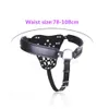 New Pu Leather Male Chastity Belt Device Pants Sexy Underwear Lock Adult Erotic Cage Penis Bondage Cock Rings C19032801