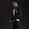 Baumwolle Lycra Kompression Shirt Männer 3D Gedruckt T-shirts Raglan Langarm Fitness Kleidung Für Männer Tops 2017 HEIßER Verkauf