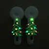 2019 New Arrival 13.2 CM Christmas Tree glass Hand Pipe Hookah glow in dark Glass Pipes For Smoking Pipes Bongs In Stock