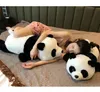 Chaud gros animal panda en peluche ours chiffon poupée étreindre ours oreiller pour fille noël nouvel an cadeau 43 pouces 110 cm DY50770