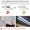 LED Трубки 4FT 1200 мм T8 LED TUBE Light High Super Bright 2FT 22W 3FT 18W 4FT 22W 28W светодиодные флуоресцентные лампы AC110-240V