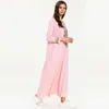 Vestido Muçulmano Abaya Ramadã Hijab Vestido Abayas para Mulheres Turquia Qatar Caftan Marocain Elbise Robe Kaftan Dubai Roupas Islâmicas