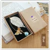 Wed Gift Guest Favor Metal Leaves Butterflies Pendant Immortality Flowers Bookmarks Antique Chinese Birthday Gifts with Boxes