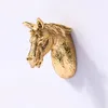 European retro style pure copper beast head furniture hardware handle bird dog deer cupboard cabinet knob handle wall hook