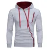 Herren Sport Diagonal Zipper Spezielle Hoodies Mode Luxus Outdoor Mantel Laufen Klettern Übung Marke Pullover Heißer 2020 4 Farben