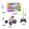 10pcs Wireless remote Flip car electric tumbling stunt graffiti remote Christmas gift kids competition toys