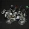 hookahs 7.4" glass beaker bongs water pipe oil rigs pipes bubbler bong dabber tool for wax