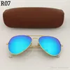 5pcs Summer woman fashion Pilot sunglasses man sport sunglasses driving sun glasses Vassl Grey Frame Orange 100 uv protection 62m5588064