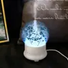 İç Yatay RRA2827-6 ile 7colors USB Ultrasonik Hava Nemlendirici Renkli Gece Işığı Esansiyel Yağı Aroma Diffuser Lambası Yuvarlak Top Şekli