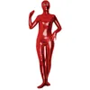 Plus Size 6XL Metallic Masked Catsuit Donne sexy Second Skin Zentai Full Body Open Eyes Costume Classic Cosplay Party Unitard