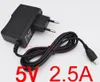 50PCS High quality 5V 2A 2.5A 3A V8 EU plug Micro USB Charger Charging Adapter Power Supply Flat Plug For Raspberry Pi