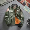 Designer Giacca spessa di alta qualità Giacca a vento Ricamo Baseball Sottile Army Green Motorcycle Air Fashion Trend Giacca da uomo Capispalla