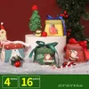 크리스마스 장식 선물 상자 이브 랩 랩 트레이 사과 어린이 선물 사탕 8pcs/10pcs/12pcs/20pcs1