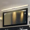 Luz de espejo LED más larga 0.4m ~ 1.5m AC90-260V Lámpara de pared acrílica cosmélicas moderna Iluminación de baño a prueba de agua Envío libre