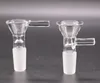 14 mm kom met handgreep glazen kommen passen bongpraatjes met bloemen sneeuwvlokfilter voor roken 18 mm mannelijk