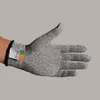 Schnittschutzhandschuhe der Stufe 5, schnittfeste, stichfeste Sicherheits-Wanderhandschuhe aus Edelstahldraht und Metall für Metzger