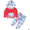 Bebek Giyim Kız Butik Suits Çocuk Moda Giyim Kamuflaj BYP4351 Tops Kıyafetler Yenidoğan Çizgili Çiçek Coat Pantolon Noel Hoodie Pantolon ayarlar