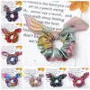 Rabbit Ear Scrunchies Bronzing Hair Ring Ropes Bow Hair Hoop Headbands Colorful Hair Scarf Girls Hairband Accessories 8 Designs