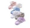 Baby Socks Kids Lace Mesh Boat Socks Summer Ruffle Sock Slippers Solid Candy Hosiery Princess Dance Anklet Elastic Socks Calcetines AYP5410