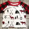 Baby Kids TShirt Cartoon Printed Patchwork Christmas Tops Boys Leisure Clothes Girls Halloween Tops Kids Thanksgiving Clothes 12M7050716