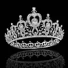 Luxury Pageant Quinceanera Wedding Crowns For Women Rhinestone Beading Hair Jewelry Bridal Headpieces Tiaras Party Gowns 1492450