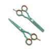 Nieuwste haar snijdende schaarpak 5.5 "6" 440c Dunner Shears Barber Makas Kappers Schaar Razor Professional Hair Scissors Set