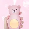 2018 새로운 곰 가습기 귀여운 만화 공기 가습기 160ml 초음파 USB 디퓨저 홈 오피스 자동차 데스크탑 미니 디퓨저