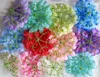 Fleurs artificielles Hortensia Fleure Heads Party Party Decoration Supplies Simulation Fake Flower Head Home Decorations DC268